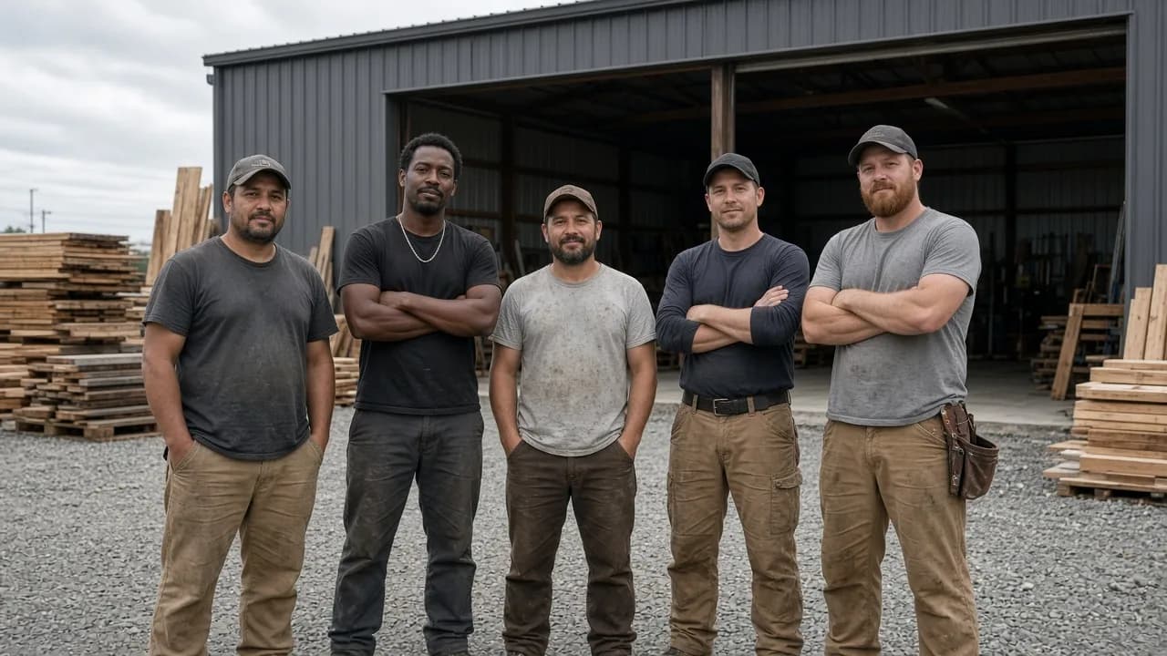 Construction crew portrait.